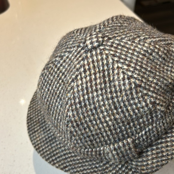 Harris Tweed Pure Scottish Wool Hat Size 6 3/4 55cm. - Picture 5 of 11